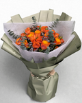 Amber Poise | Luxury Flowers Dubai in Amber Hues