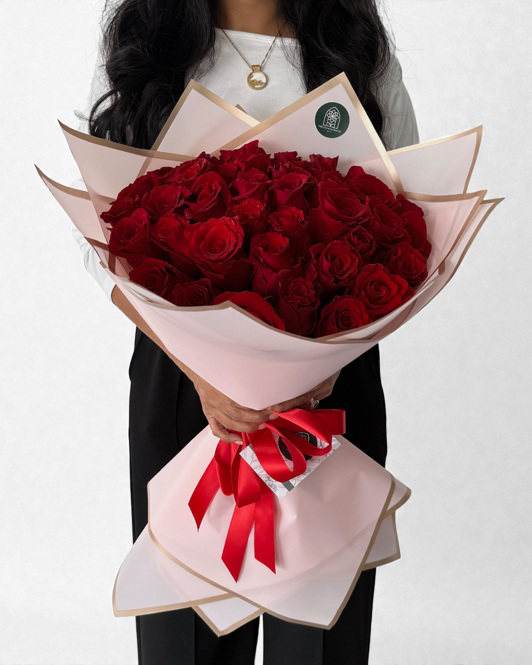 Crimson Fifty | Luxury 50 Roses Flowers Dubai